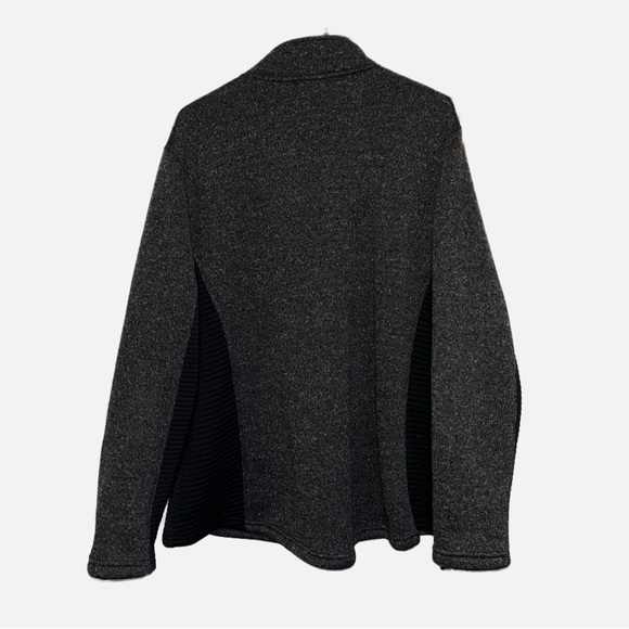 Time and Tru Women's Charcoal and Black Utility Jacket - Picture 3 of 6